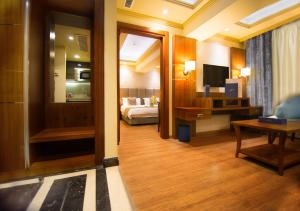 TV o dispositivi per l'intrattenimento presso Gems Hotel