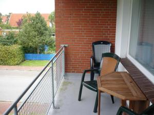 Ein Balkon oder eine Terrasse in der Unterkunft Haus Marinus