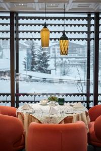 Χώρος καθιστικού στο Post Lech Arlberg