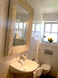 Koupelna v ubytování Lilis kleines Hotel