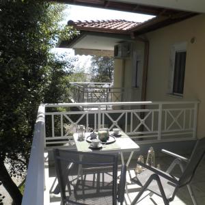 A balcony or terrace at Hotel Nestor