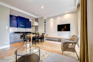 TV/trung tâm giải trí tại Dom & House - Apartment Neptun Park Premium