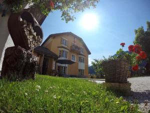 A garden outside Villa Alba