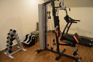 Fitness centrum a/nebo fitness zařízení v ubytování Vivid A Boutique Hotel