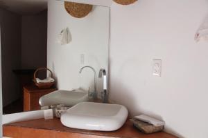 
A bathroom at Ecovergel Hotel Boutique
