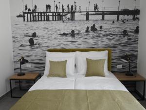 Posteľ alebo postele v izbe v ubytovaní Luxury Apartments Magali 2