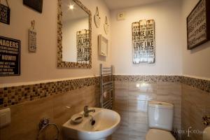Phòng tắm tại Casa las Torres B&B