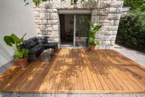 Vonkajšia záhrada v ubytovaní Apartment Sofia
