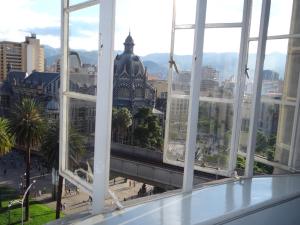 Vista generica su Medellín o vista sulla città dall'interno dell'hotel