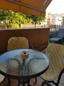 Balkón alebo terasa v ubytovaní Apartamento Cala de Nerja II
