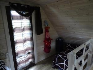 Łóżko lub łóżka w pokoju w obiekcie Wysockie Zacisze