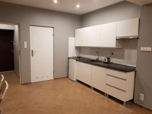 Кухня или мини-кухня в Apartamenty Bednarska 2a
