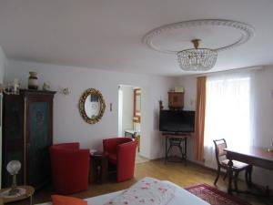 Posezení v ubytování Villa Kreuthhof Appartements