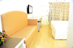 TV a/nebo společenská místnost v ubytování P.A. Ville Hotel