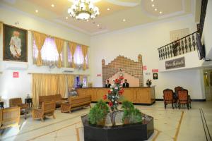 Lobbyn eller receptionsområdet på Rajputana Palace