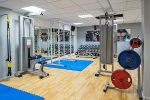 Fitness centrum a/nebo fitness zařízení v ubytování Hotel Piccolo