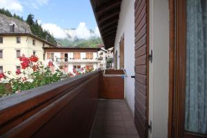 Rõdu või terrass majutusasutuses Casa Cadore