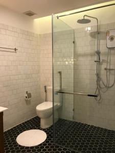 Baðherbergi á Spinomad hostel