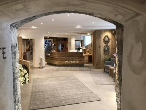 The lobby or reception area at Hotel Al Forte