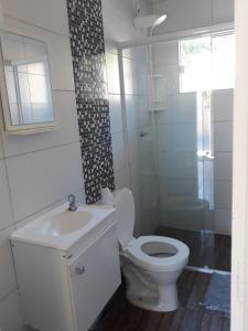 Phòng tắm tại Casa do Nei