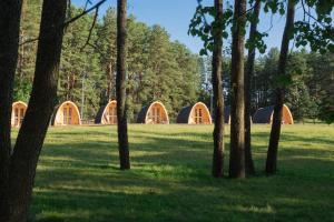 Zahrada ubytování Camping Pod