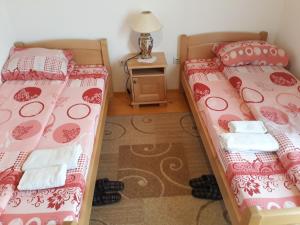 Voodi või voodid majutusasutuse Rooms Skorpijon toas