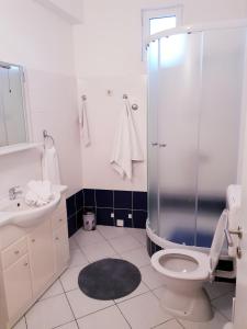 Koupelna v ubytování Apartments Petrović