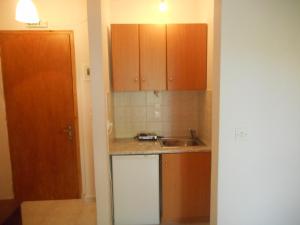 Kuchyň nebo kuchyňský kout v ubytování ntinas house