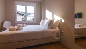 Кровать или кровати в номере ABA Junior Apartment