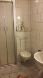 Koupelna v ubytování Gästehaus Rüger