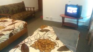 TV a/nebo společenská místnost v ubytování Hotel Down Town