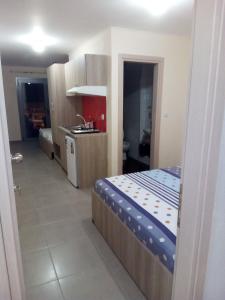 Kuchyň nebo kuchyňský kout v ubytování Villa Konstantinos