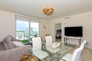 O zonă de relaxare la Departamento en Tiffany House Fort Lauderdale beach Miami