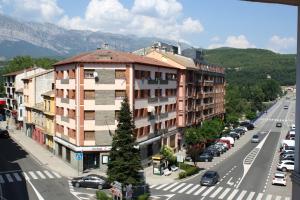 Nespecifikovaný výhled na hory nebo výhled na hory při pohledu z apartmánu
