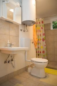 Koupelna v ubytování Apartmani Papeš
