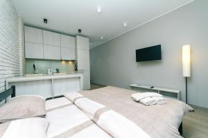 Posteľ alebo postele v izbe v ubytovaní Comfort Town apartment