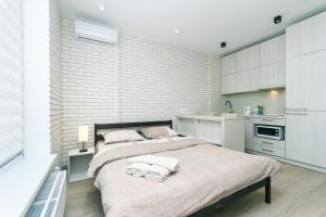 Kuchyňa alebo kuchynka v ubytovaní Comfort Town apartment