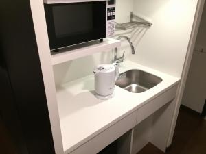 Η κουζίνα ή μικρή κουζίνα στο Yokohama Mandarin Hotel