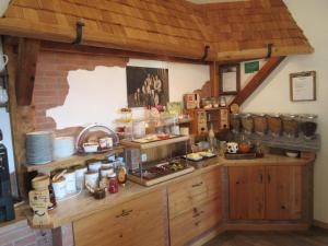 Kuchnia lub aneks kuchenny w obiekcie Familienbauernhof Christa