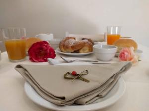 Opciones de desayuno disponibles en Casale Colleoni