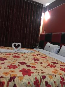 Postel nebo postele na pokoji v ubytování Hotel Manantial No,002