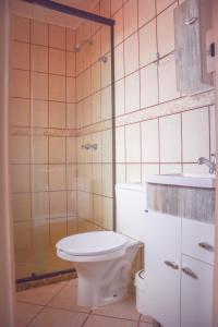 Ванная комната в Pousada Canto da Brava