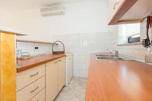 Kuchyň nebo kuchyňský kout v ubytování Apartment Ana