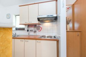 Kuchyň nebo kuchyňský kout v ubytování Apartment Ana
