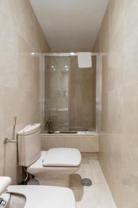 Koupelna v ubytování Hostal Castilla II Puerta del Sol
