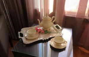 Coffee and tea making facilities at Ionia rooms