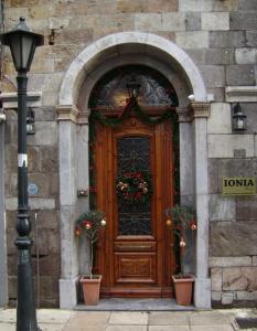 The facade or entrance of Ionia rooms