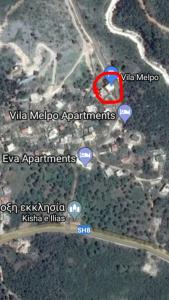 Pemandangan dari udara bagi Vila Melpo Apartments