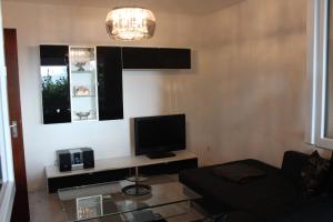 TV a/nebo společenská místnost v ubytování Residenz am Schloßberg