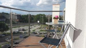 Balkon lub taras w obiekcie Apartament ORANGE Warmia Towers